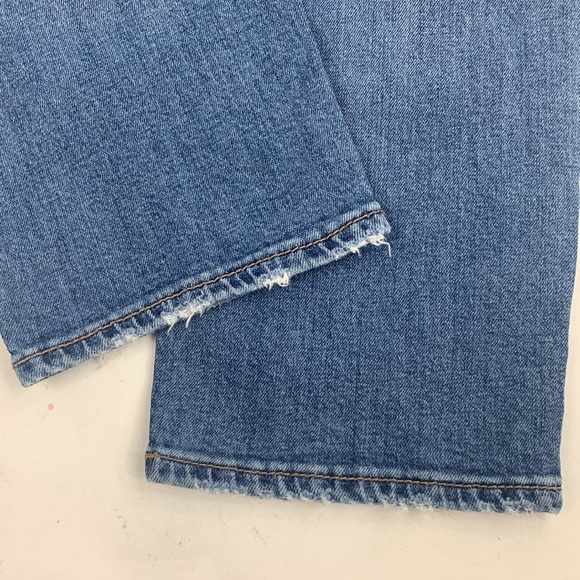 Silver Jeans Avery Slim Crop Size 31 Stretch Medium wash denim distressed NWOT - Picture 9 of 14